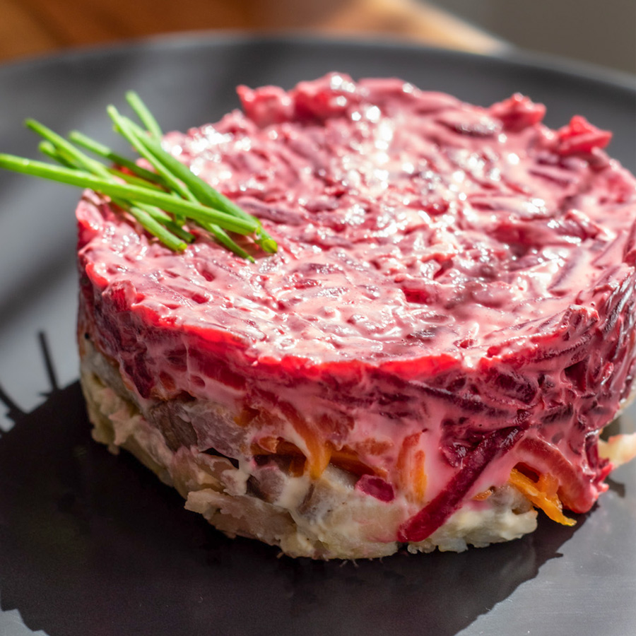 оселедець під шубою