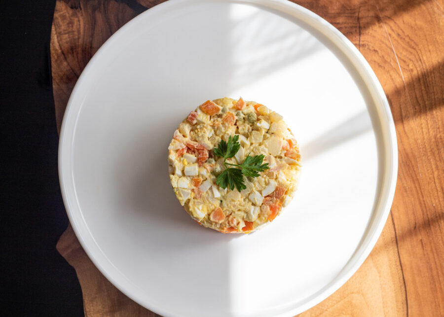 Олів‘є із запечених овочів та курячого філе - Зображення 3